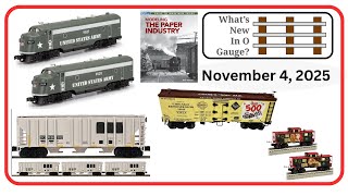 Menards O Gauge US Army FP-7s and More New Stuff!
