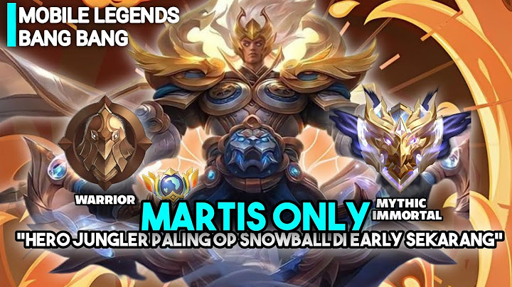 Namatin Mobile Legends Tapi Martis Only