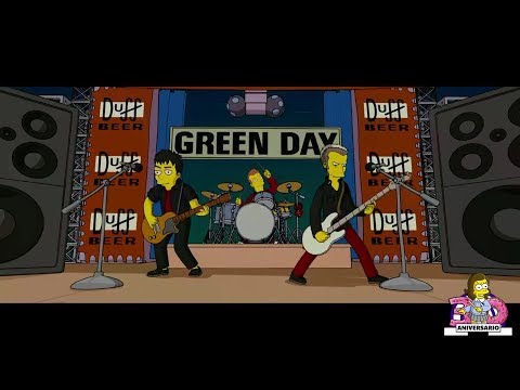 ¡Green Day En Los Simpson! - "DA DA DA DA... " - [Green Day: Estilo TITANIC]