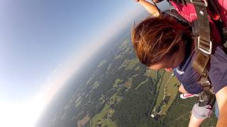 Skydiving Tandem Jump #2 on a Go Pro