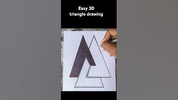 Easy 3D triangle ✍️ #3danimation #youtubeshorts #animation #triangle #shortsfeed #shortsviral #short