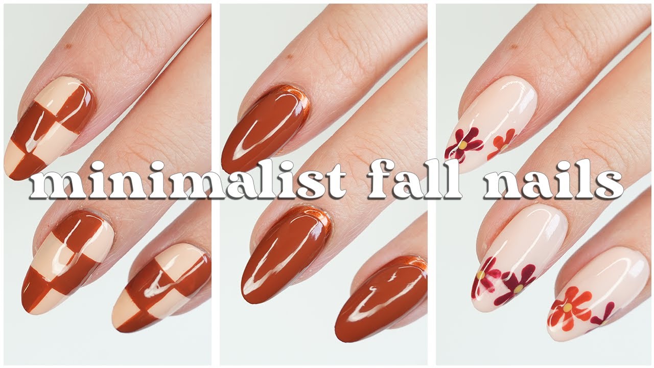 Minimalistic Nail Art 2023 🍂 Fun & Easy Fall Nail Design