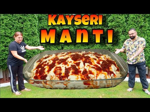 Türkische Küche - Manti (Türkische Tortellini). 