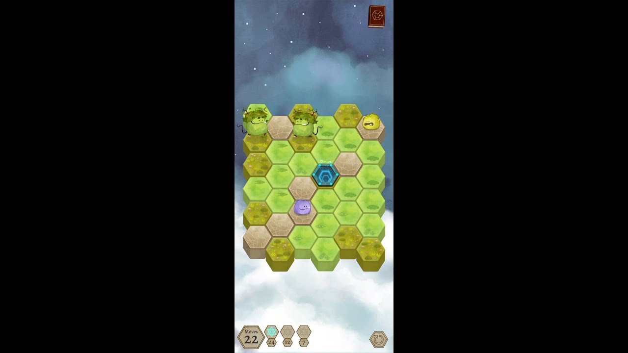 Clods Wallup (by Scary Beasties Limited) - puzzle game for Android and iOS - gameplay.