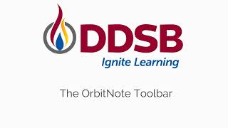 The OrbitNote Toolbar