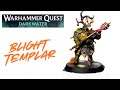 How to paint the Blight Templar from Warhammer: Darkwater