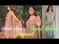 Eid special  haina amir and anmol baloch  inspired outfit cutting  stitching   front open kurti