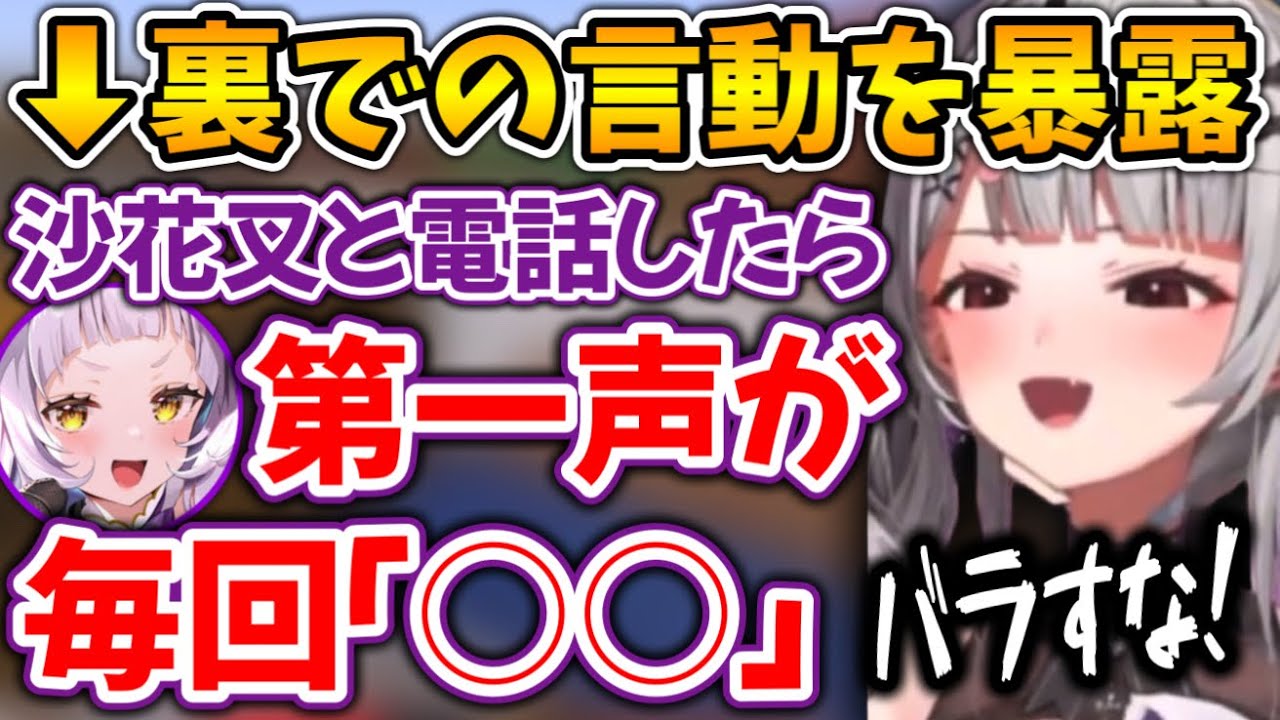 【裏話】沙花叉の塩っ子ムーブを暴露するシオンwww【ホロライブ切り抜き/沙花叉クロヱ/紫咲シオン】