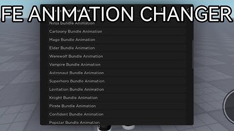 FE ANIMATION CHANGER SCRIPT