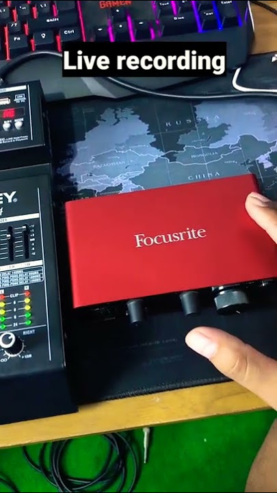 Perbedaan mixer dan soundcard #ashley #focusrite #mixerashley