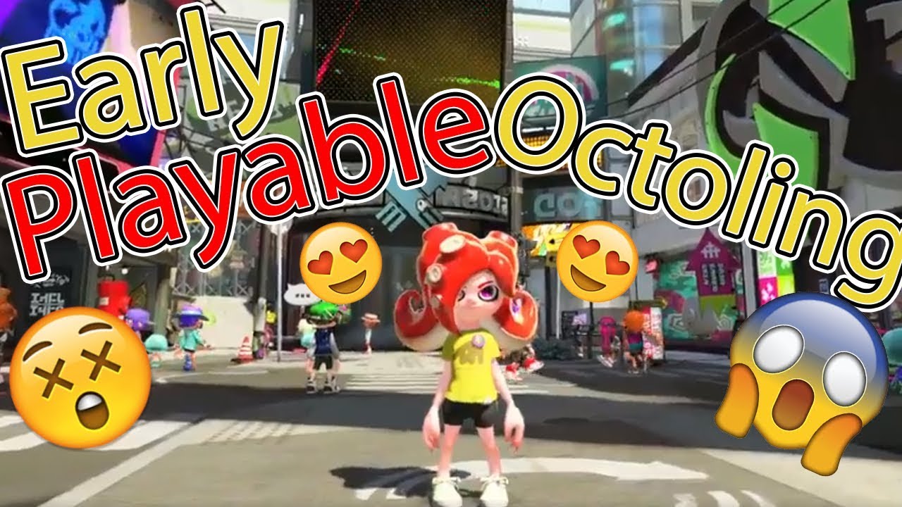 *NEW* Splatoon Online Hack & Early *PLAYABLE* Octolings😍 - YouTube
