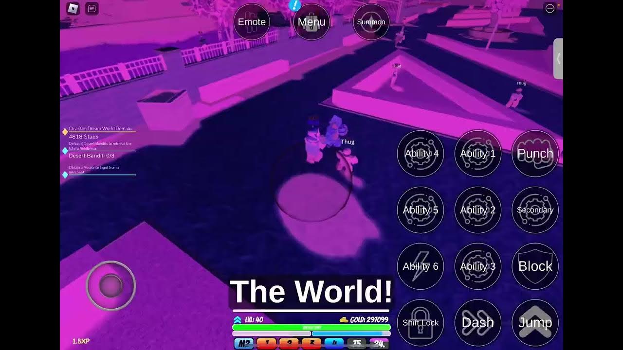 World of Stands The World Time Stop YouTube