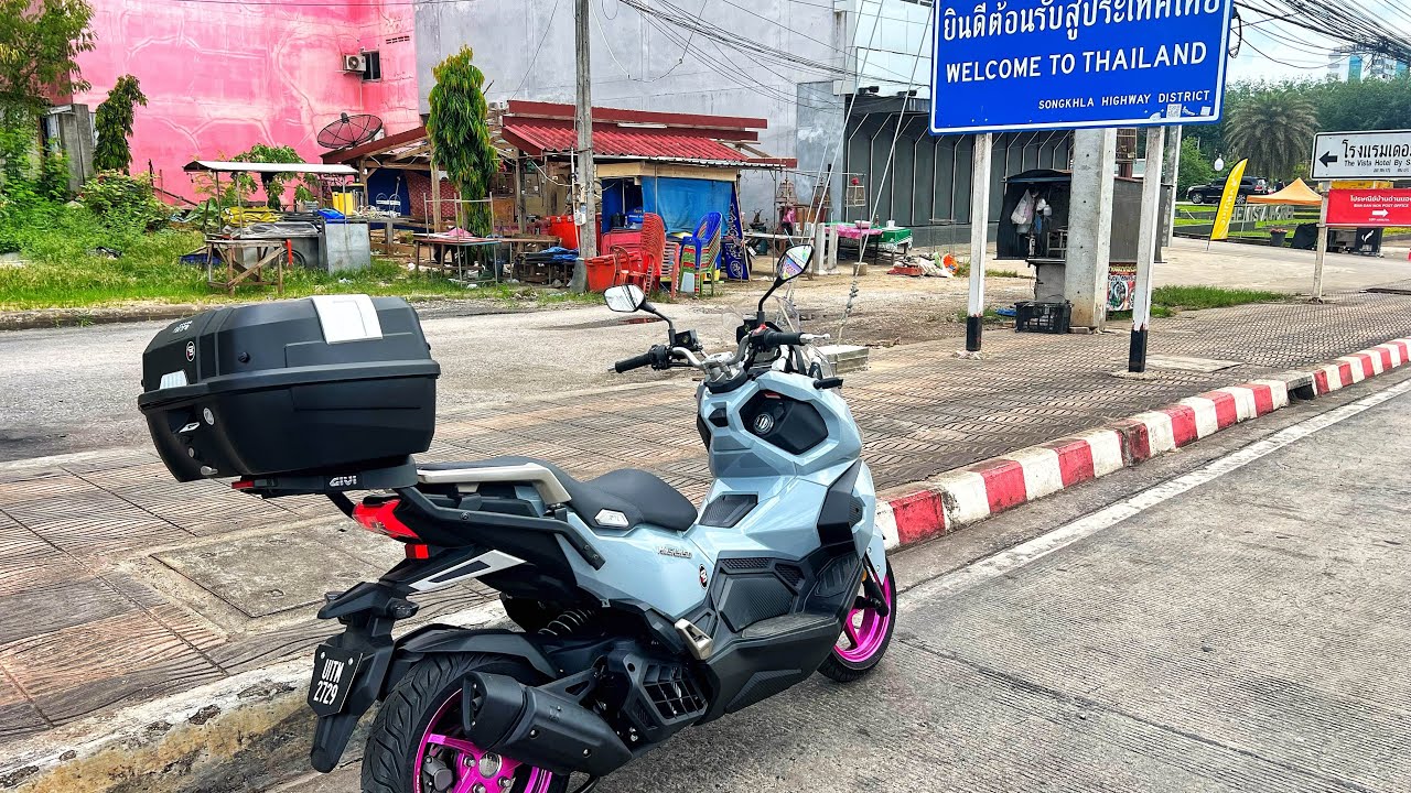 MASUK THAILAND KALI PERTAMA DENGAN SYM HUSKY 150