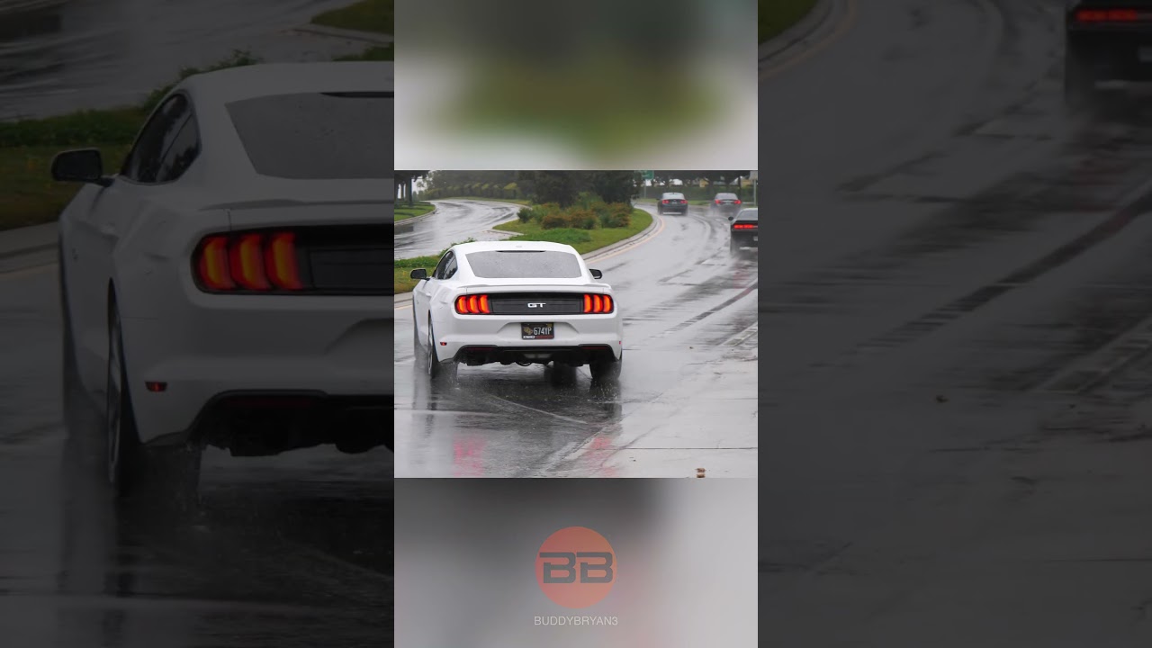 Camaro vs Challenger vs Mustang leaving car show | Hurricane Milton edition 