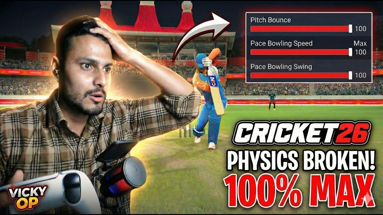 I BROKE Cricket 26 Physics on PS5! 🤯 (100% Max Sliders)