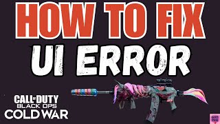 HOW TO FIX UI ERROR! (HOW TO ACCESS CUSTOM MODS WITH UI ERROR) AFTER PATCH *2023* COLD WAR GLITCHES