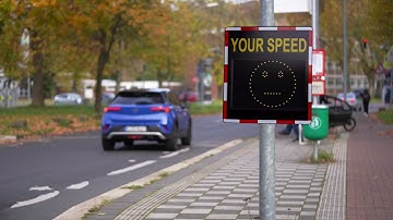 viasis LITE: The innovative speed display from via traffic controlling gmbh