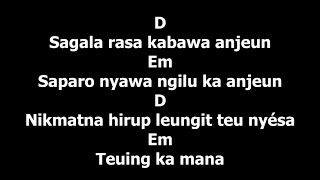 Chord/Kunci Gitar Sakur Ngimpi - Darso Cover