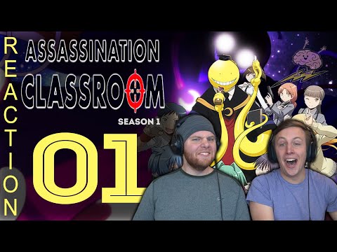SOS Bros React - Assassination Classroom Season 1 Episode 1 - Korosensei!