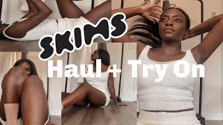 SKIMS Cozy Collection and SKIMS Socks Try On and Haul