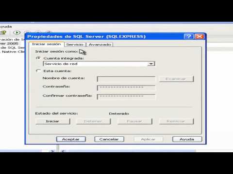 Sql Server 2005 - Iniciar-Detener servicios de sql server