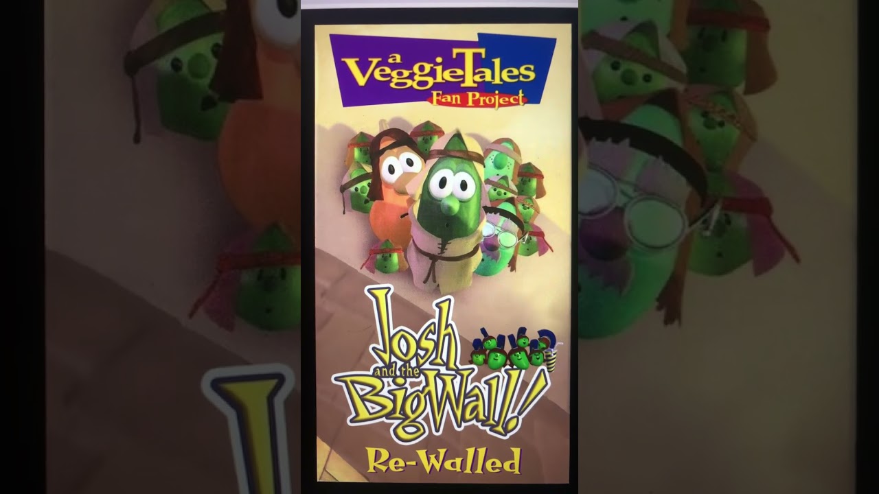 (FAN-MADE) VeggieTales Josh and the Big Wall! Re-Walled Poster 
