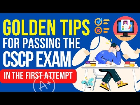 Tips for passing the CSCP exam