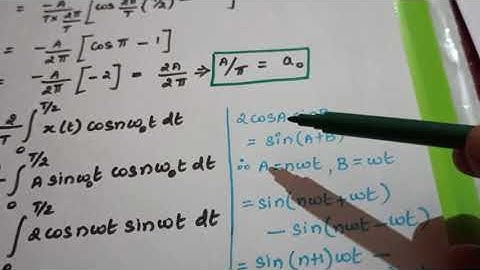 Fourier series problem #1/Signals and Systems/Tamil