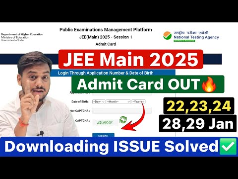 JEE Mains Admit