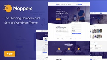 Moppers - Cleaning Company and Services WordPress Theme | Themeforest Website Templates and Themes