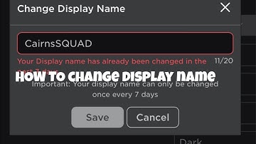 HOW TO CHANGE DISPLAY NAME ON ROBLOX *MOBILE TUTORIAL* (EASY)