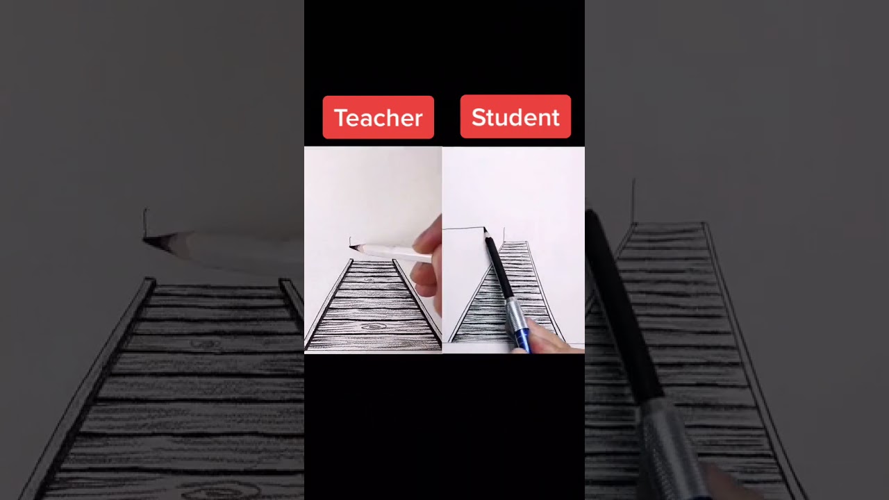Teacher vs Student drawing challenge 