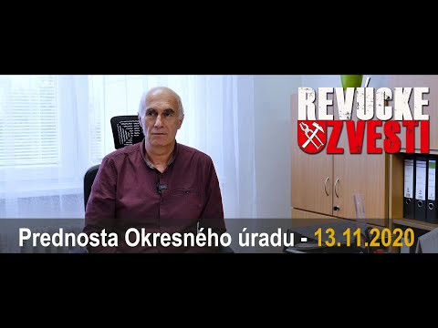 Revúcke zvesti - Prednosta Okresného úradu Revúca - 13.11.2020