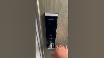 HOW TO USING PASSWORD TO OPEN DOOR