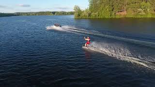 Kaszuby Water Skiing - Drone footage - z lotu ptaka