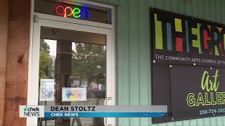 'Felt like we were being targeted': Alberni gallery hit with anti-Pride posters