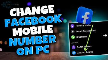 How to change Facebook mobile number on pc/laptop 2023