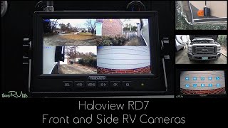 Haloview RD7  Front and Side RV Cameras