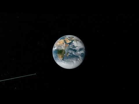Lucy’s First Earth Gravity Assist: Ride-Along View