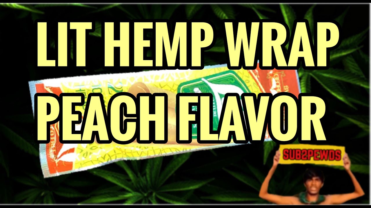 4K LIT GEORGIA PEACH HEMP WRAPS