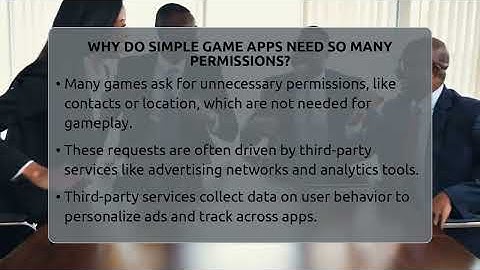 Why Do Simple Game Apps Need So Many Permissions? - Everyday-Networking
