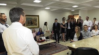 Presidente da Assembleia recebe universitários do programa Estágio-Visita