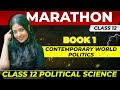 Book 1 marathon  class 12 political science exam 2024  contemporary world politics  anushya maam