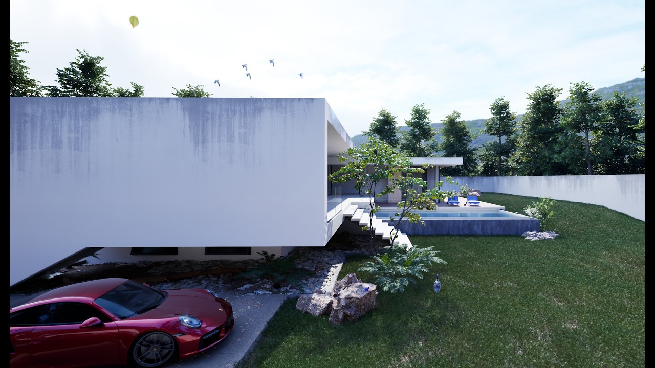 T-House | Unreal Engine 5.6 Archviz Animation (Dviz Course Project)