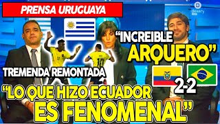 NARRADORES URUGUAYOS IMPRESIONADOS con REMONTADA DE ECUADOR ¡FENOMENAL, E IMPRESIONANTE EC!