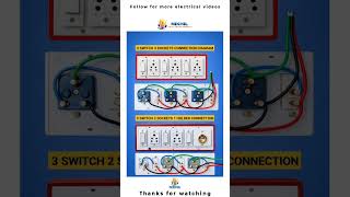 ⚡ 6-Way Electric Board Wiring| Nikhil Electrical Works | #housewiring #electrician #viral #youtube