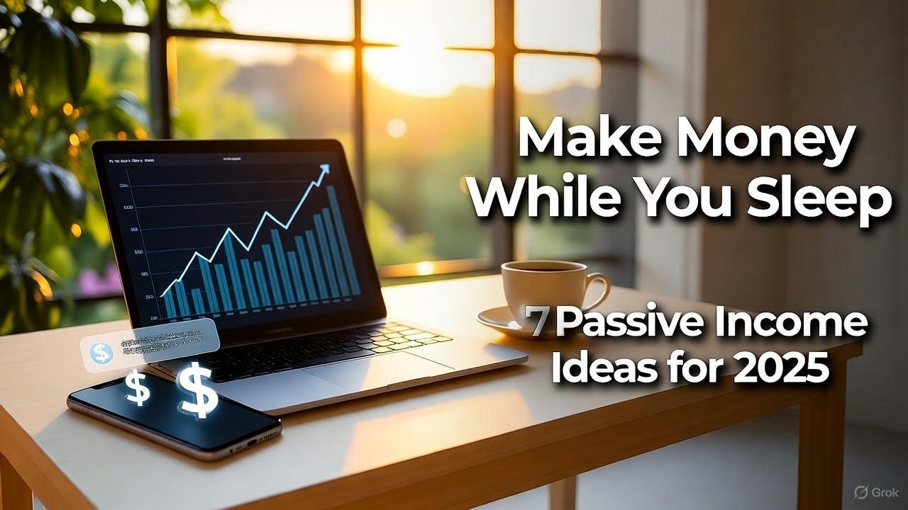 💰 7 Passive Income Ideas You Can Start Today to Get Rich in 2025 🚀 ...