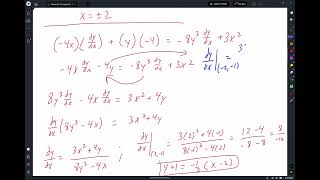 C Notes 14.75 Implicit Diff Part Deux