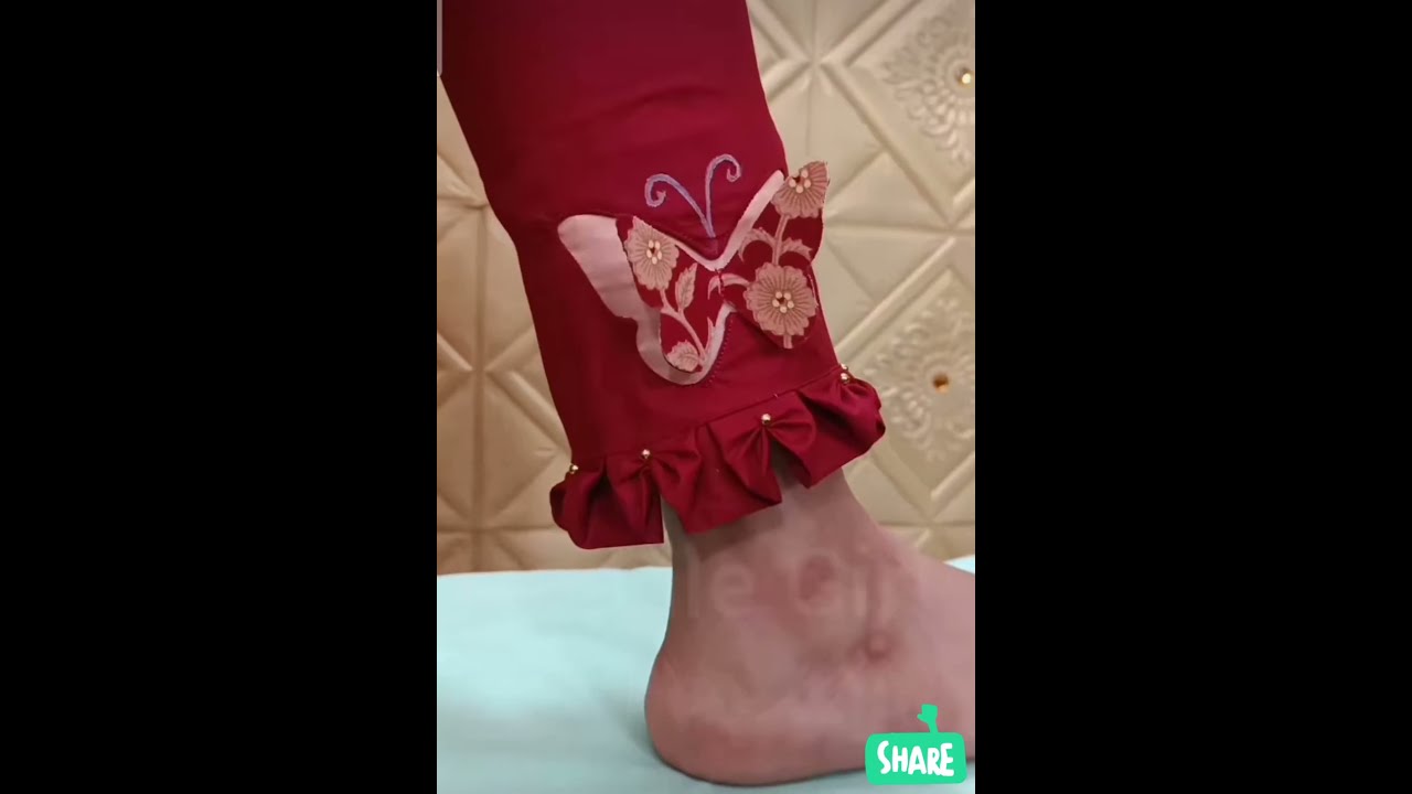 ||DIY🦋 3D Butterfly pant design 🦋wing your style 