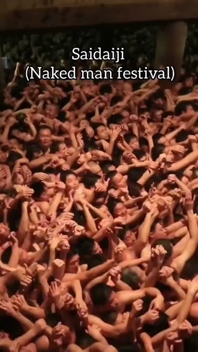 Naked Festival in Japan 😱 // Myth Busted #shortsvideo